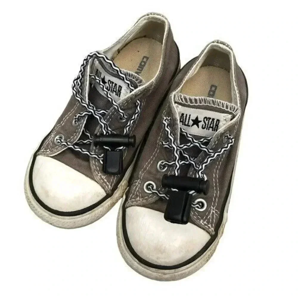 Converse All Star Gray Low Top Sneakers 8